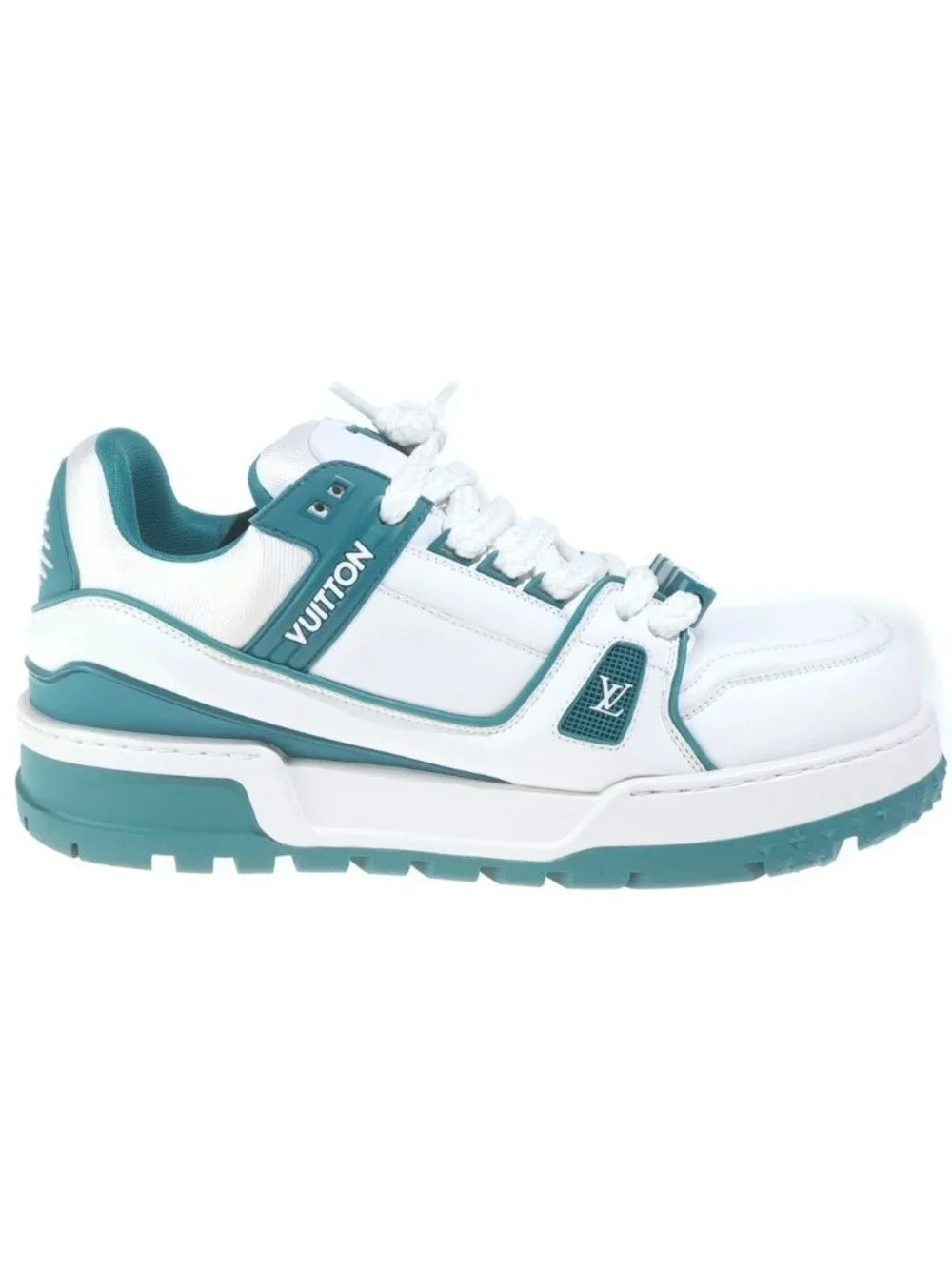 Louis Vuitton LV Trainer Maxi Sneaker LV Line Low Cut Sneakers Leather